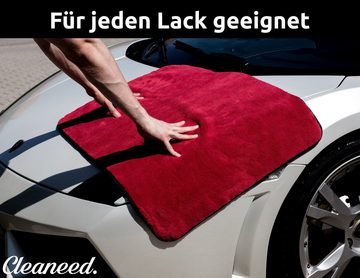 Cleaneed Trockentuch [90x60cm - 1200GSM] – Extra Saugstark ohne Rückstände Auto-Reinigungsmittel (1-St. Mikrofasertuch mit extremer Aufnahmekapazität - Besonders Lackschonend)