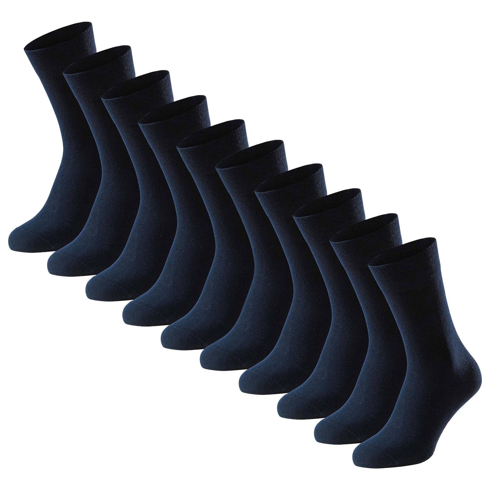 Kurzsocken Herren Socken 10er Pack Baumwolle Bluebird 10P
