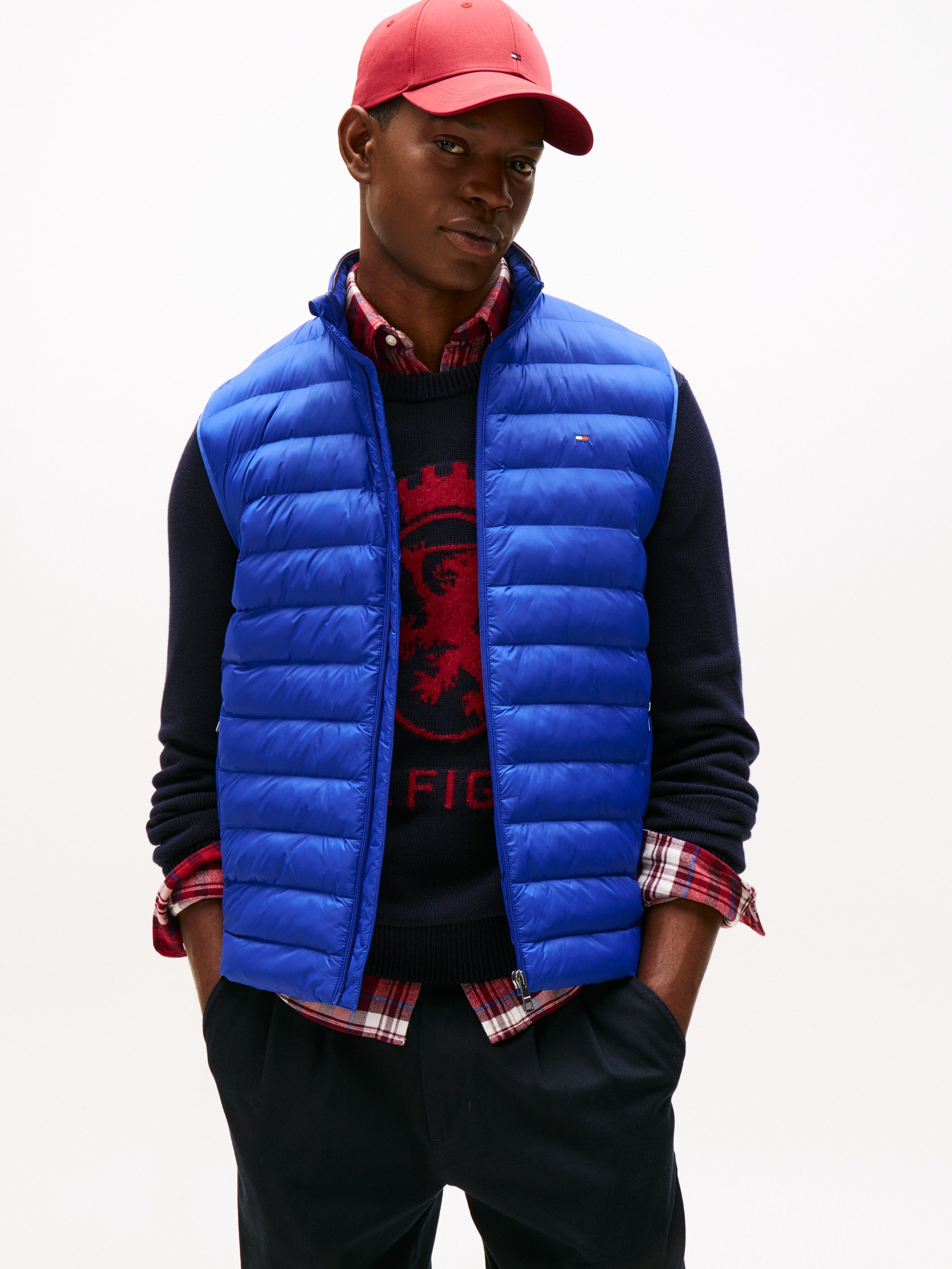 Tommy Hilfiger Steppweste PACKABLE RECYCLED VEST mit Logostickerei günstig online kaufen