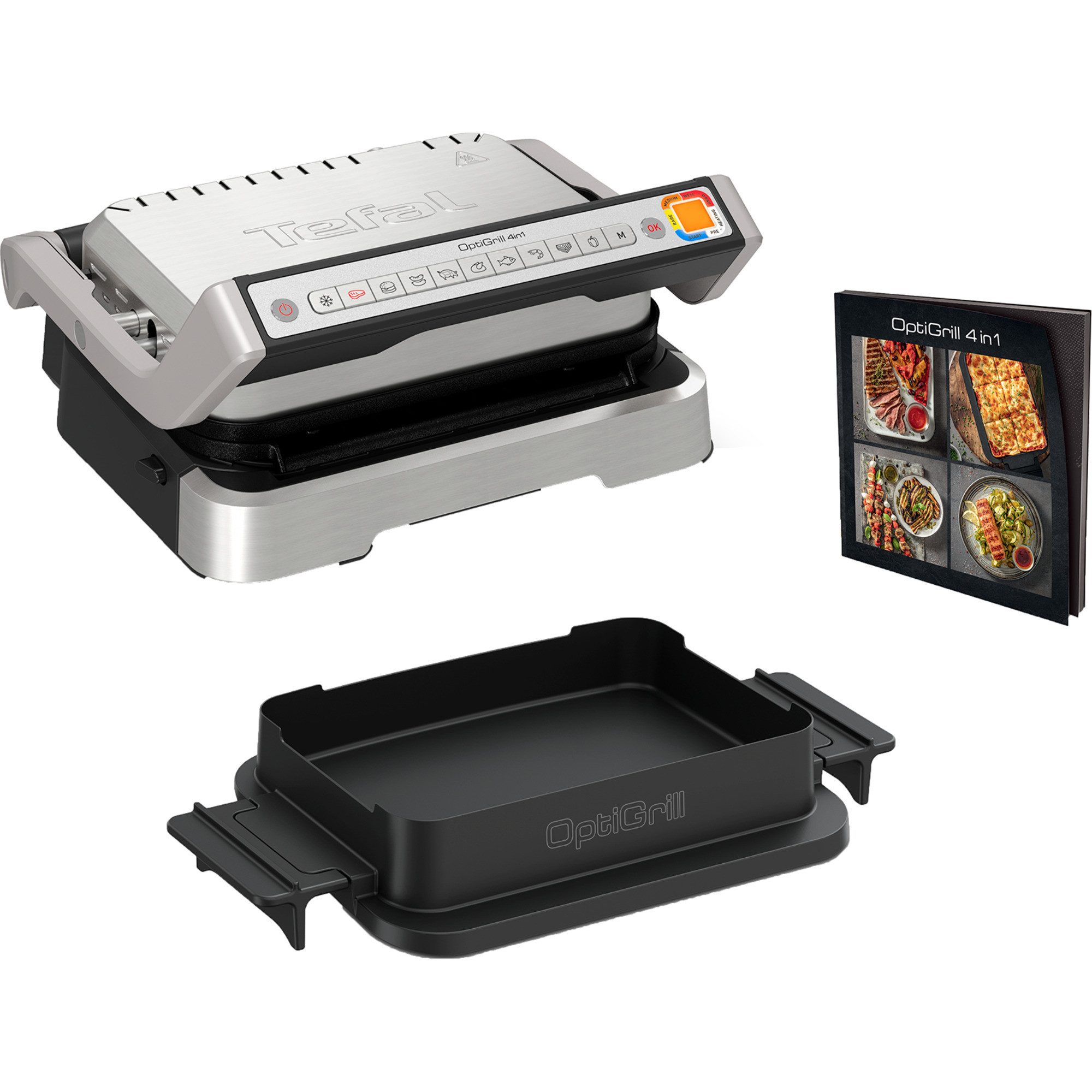 Tefal Elektrogrill Tefal OptiGrill 4in1 GC774D, Kontaktgrill, (2.100