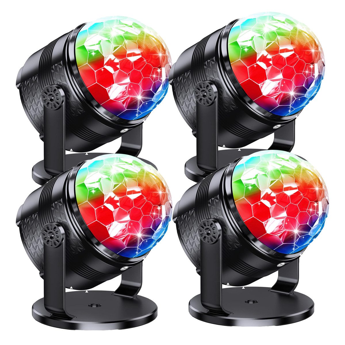 AeroAxis Discolicht 4er Partylichter, RGB Bühnenlicht Party DJ Show für Par günstig online kaufen