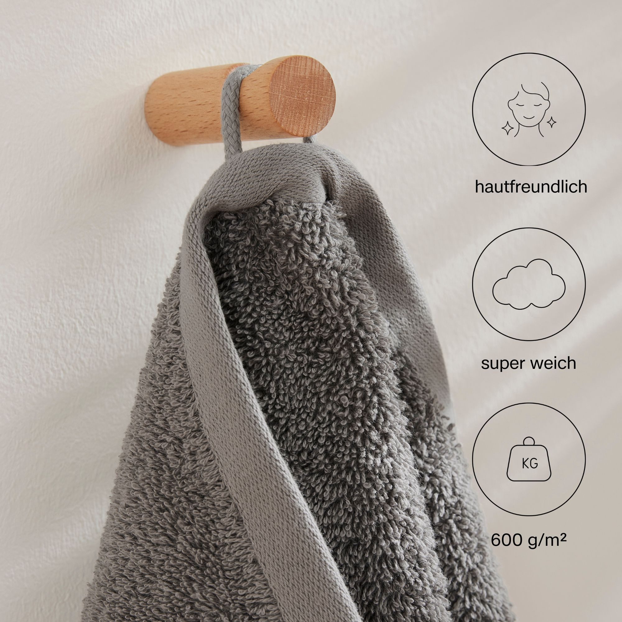 s.Oliver Handtuch Set s.Oliver, Premium Qualität, 600 gr/m², Walkfrottier (Set, 3-St), 1 Gästetuch 30x50 cm, 1 Handtuch 50x100 cm, 1 Duschtuch 70x140 cm