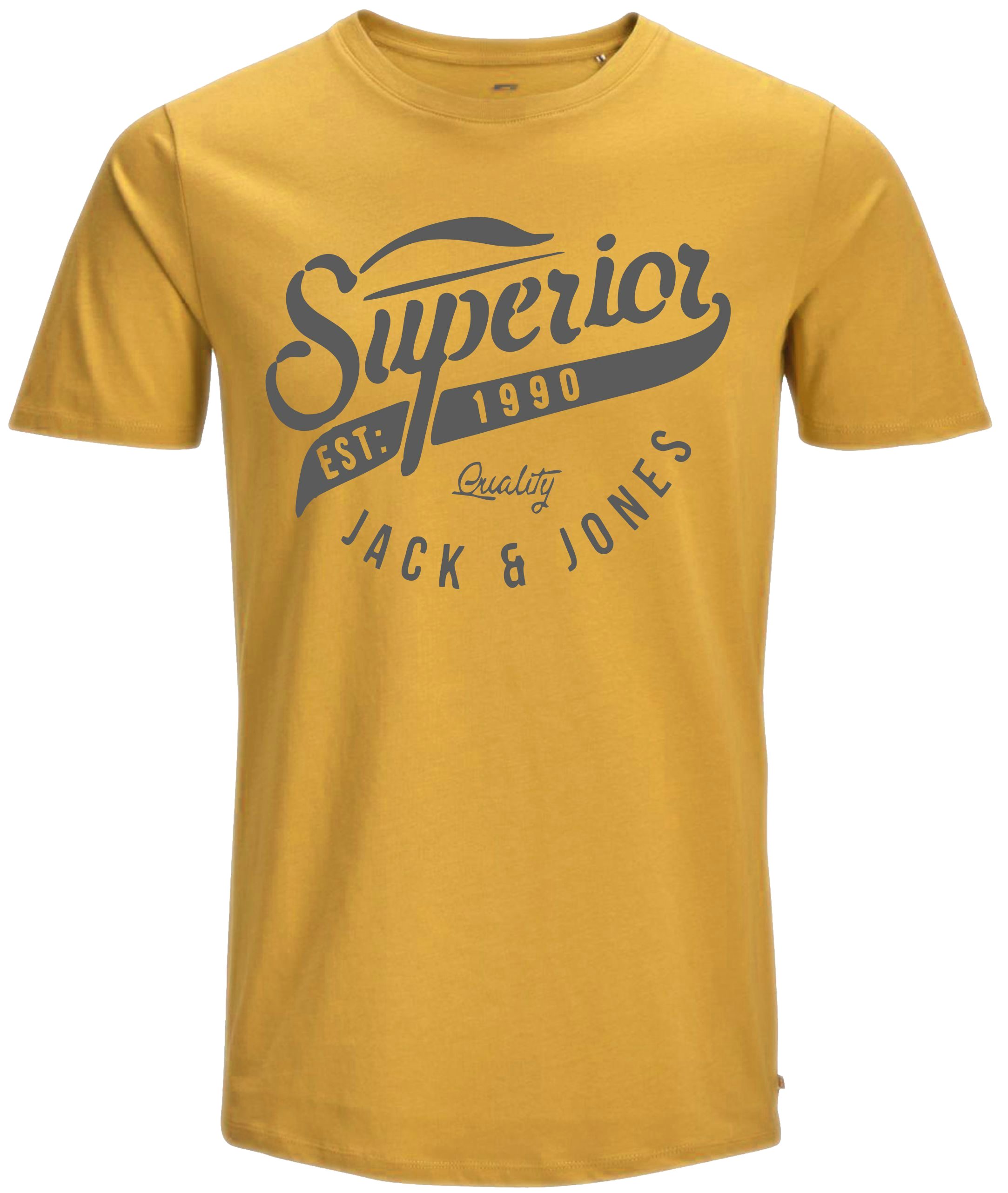 Jack & Jones Print-Shirt Bequemes Slimfit Shirt (Spar-Set, 3er-Pack) in Unifarbe mit Print – Bild 2 von 4