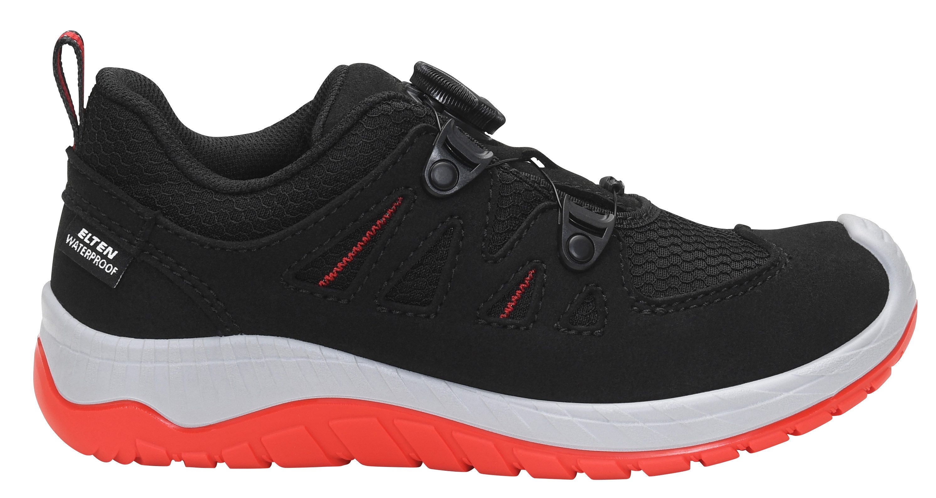 ELTEN MADDOX Kids BOA® black-red Low Sicherheitsschuh (Schuhkarton, Paar)