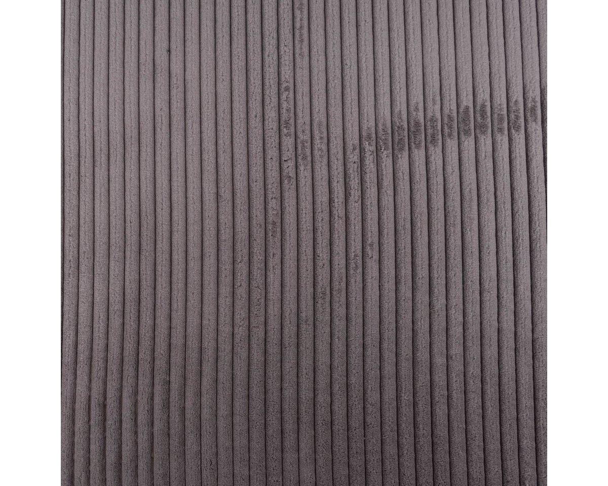 Thumbnail - SCHÖNER LEBEN. Stoff Cord Polsterstoff Möbelstoff cord Baby Rib grau 1,45m, aus recyceltem Material