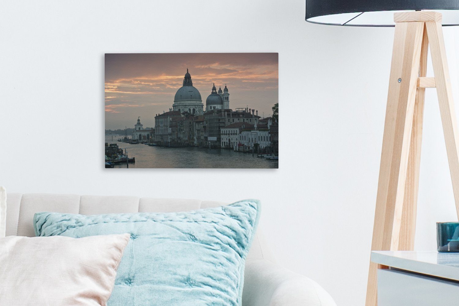 OneMillionCanvasses® 30x20 Aufhängefertig, cm Wanddeko, - - Wandbild Venedig, St), Italien (1 Architektur Leinwandbilder, Leinwandbild