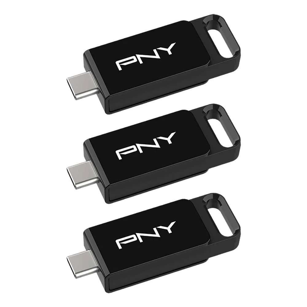 PNY PNY Elite USB-Stick 128 GB USB Typ-C 3.2 Gen 1 (3.1 Gen 1) Schwarz USB-Stick