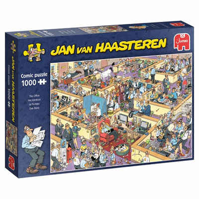 Jumbo Spiele Puzzle 1119800107 Jan van Haasteren Das Büro, 1000 Puzzleteile