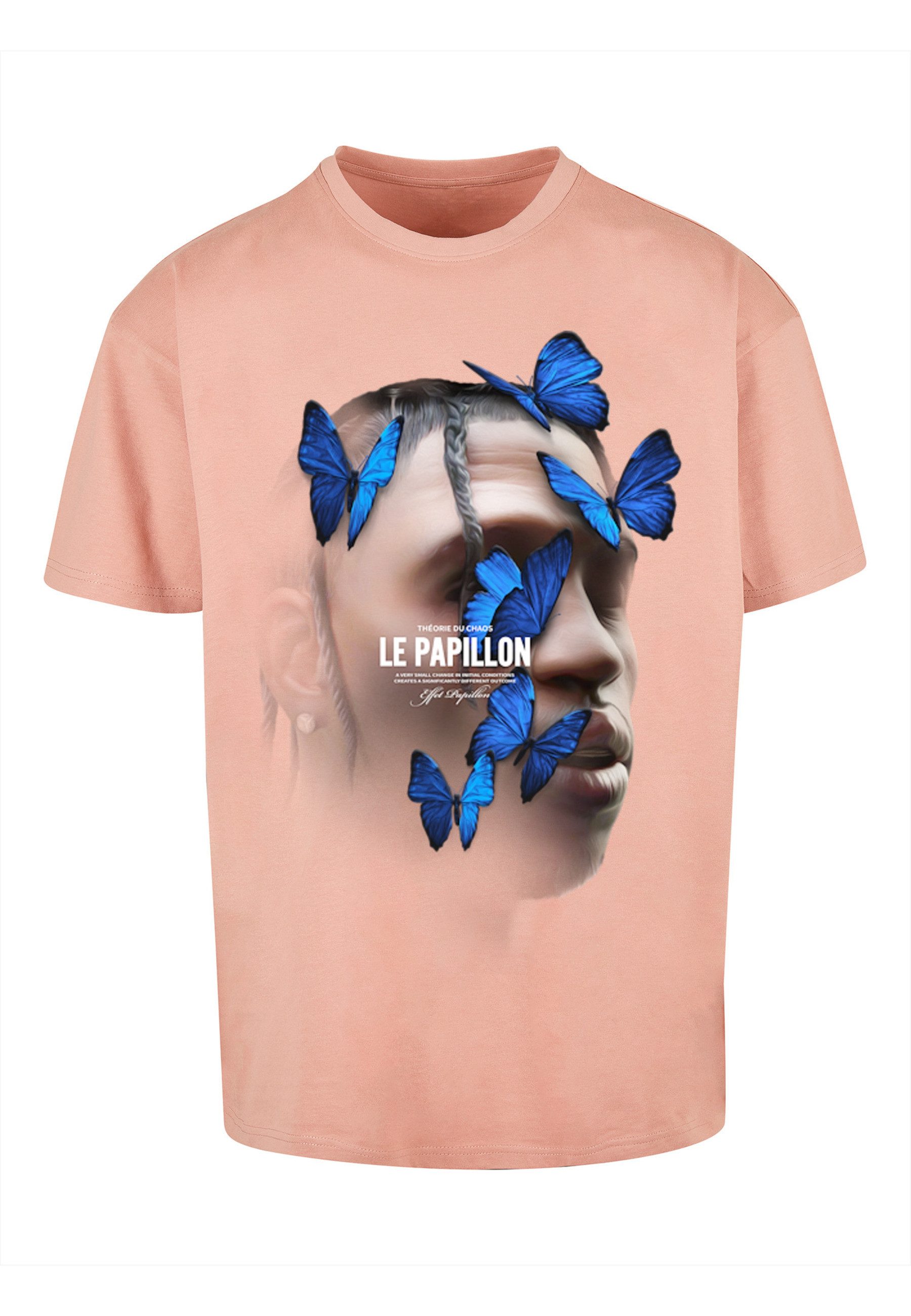 Upscale by Mister Tee Kurzarmshirt Upscale by Mister Tee Herren Le Papillon Oversize Tee (1-tlg)