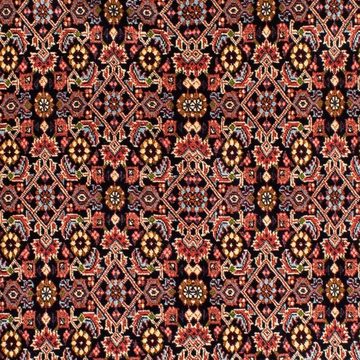 Orientteppich Perser - Bidjar quadratisch - 202 x 197 cm - helrot, morgenland, quadratisch, Höhe: 15 mm, Wohnzimmer, Handgeknüpft, Einzelstück mit Zertifikat