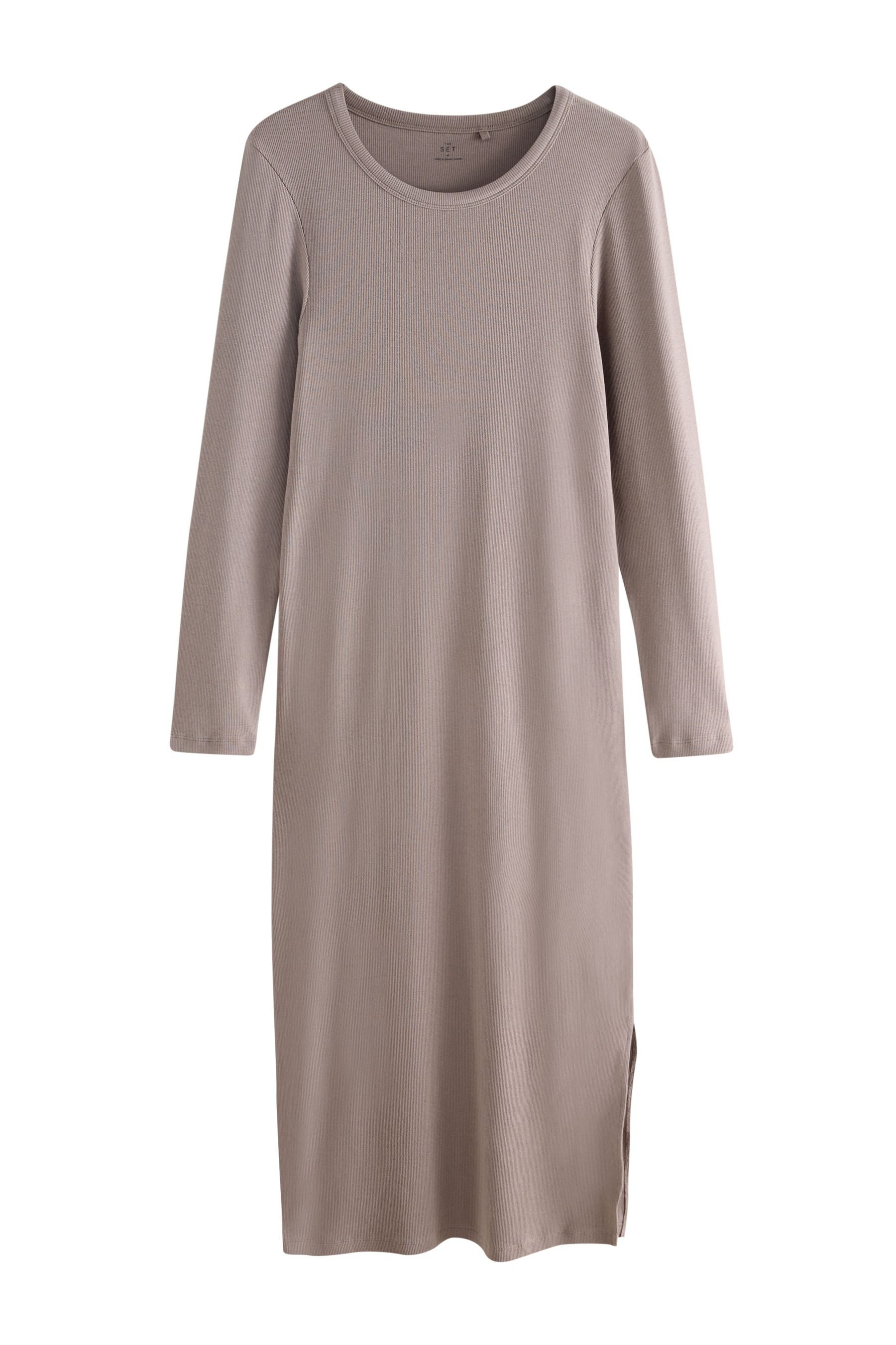 The Set Midikleid The Set gerippte Midikleider, 3er-Pack (3-tlg) günstig online kaufen