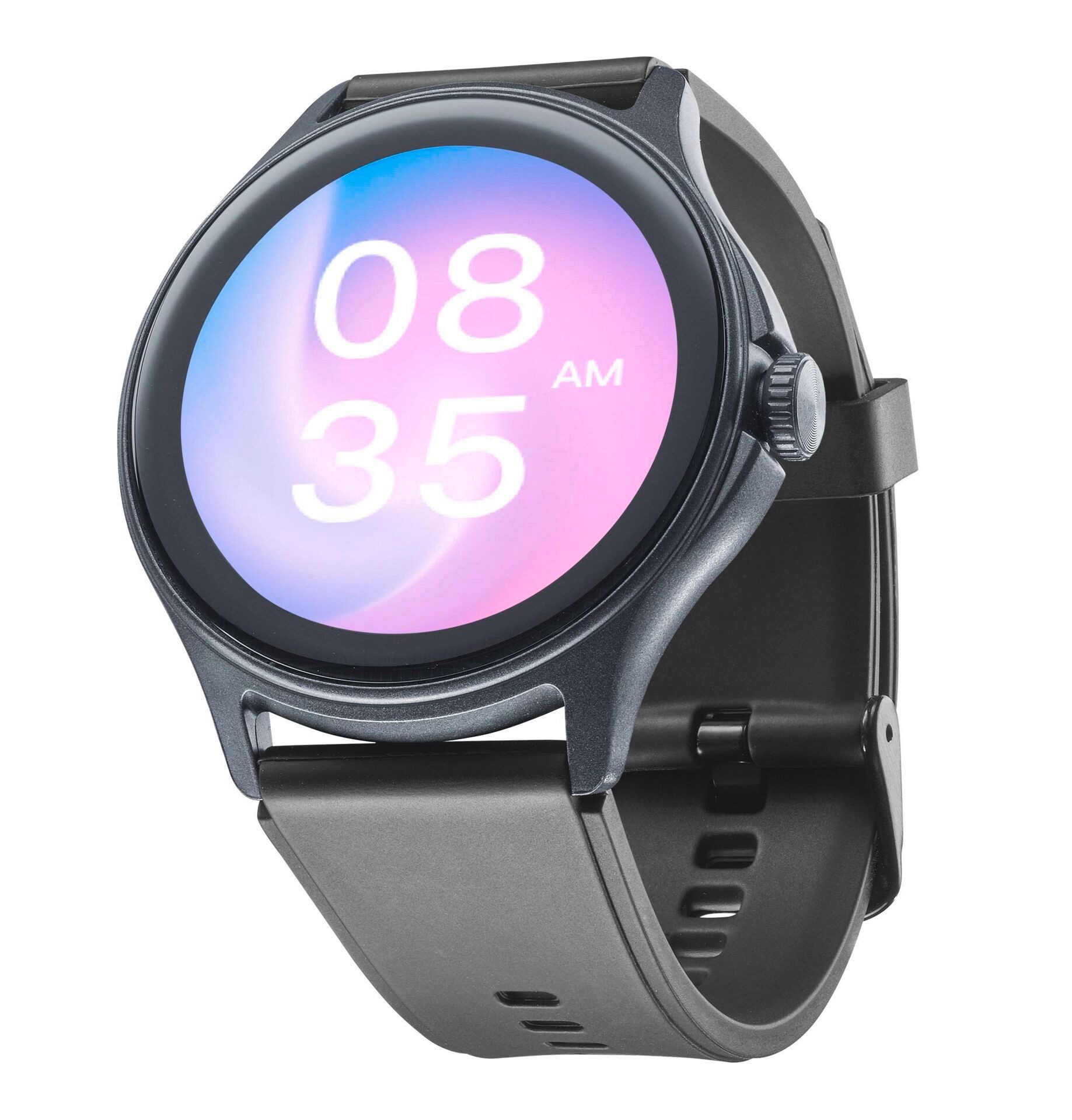 Cellularline ION PRO ROUND Smartwatch (3,5 cm/1,38 Zoll, Proprietär)