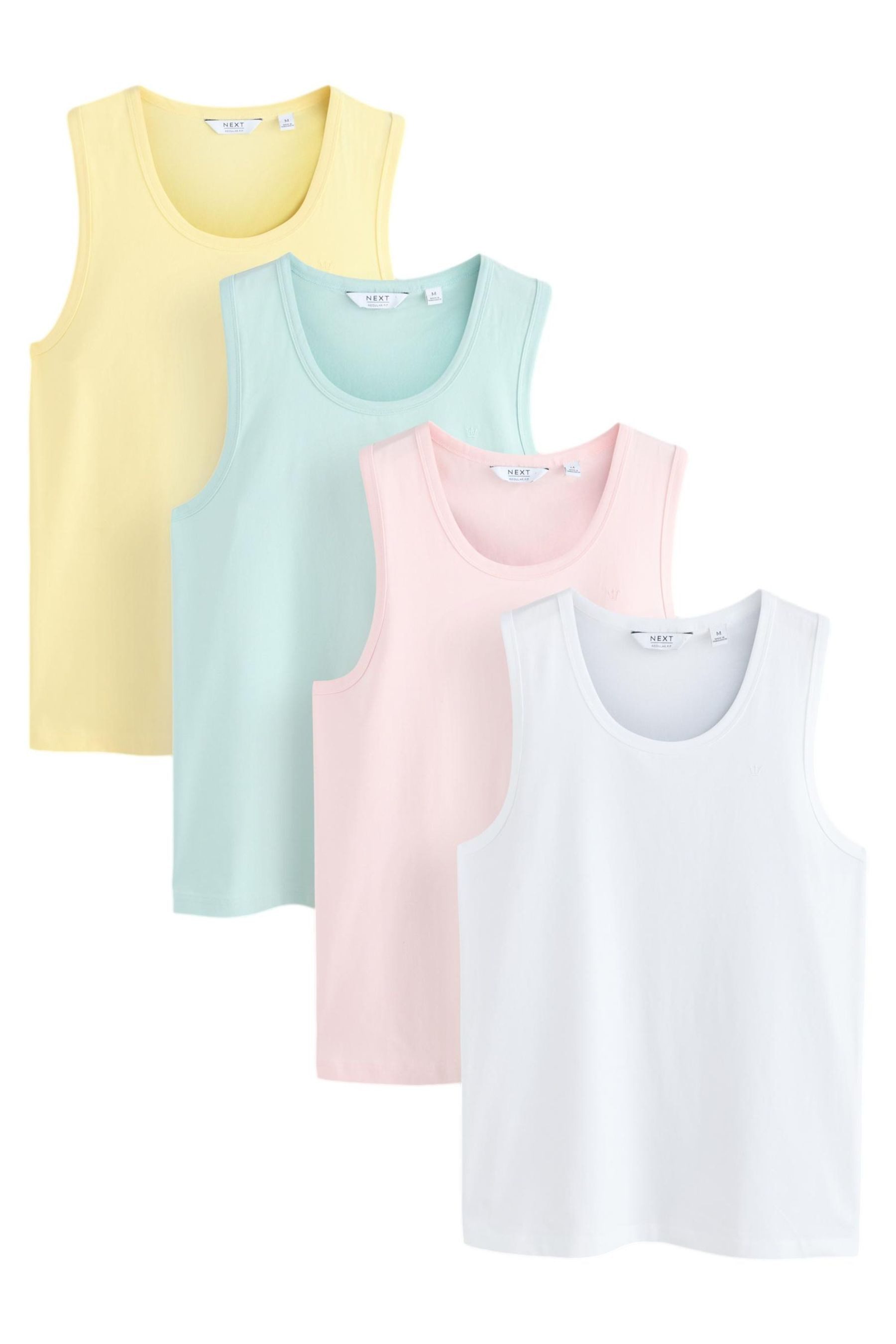 Next Trägertop Trident Weiche Unterhemden im 4er-Pack (4-tlg)