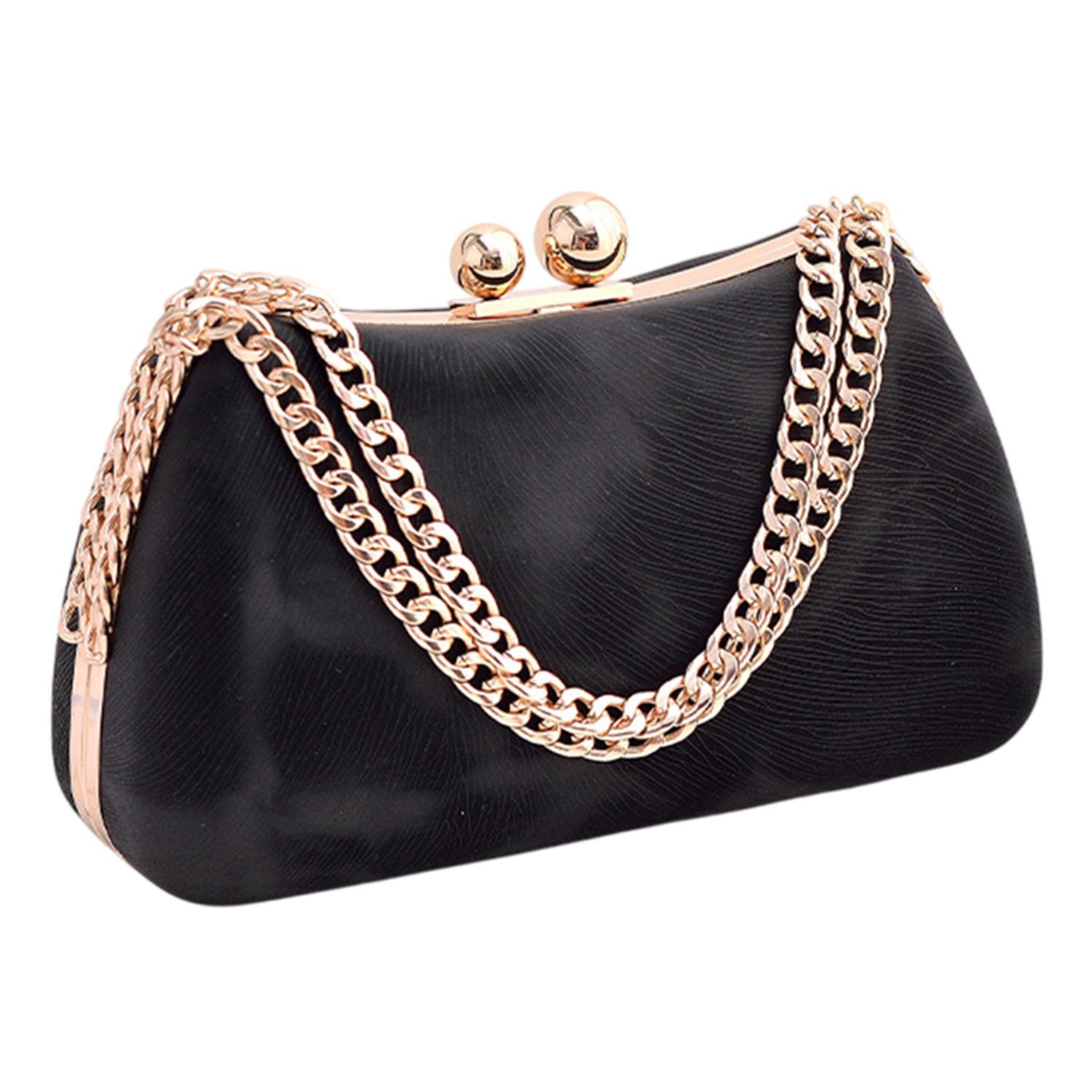 Abendtasche Damen Marmor Clutch Elegant Handtasche Kette Abnehmbar