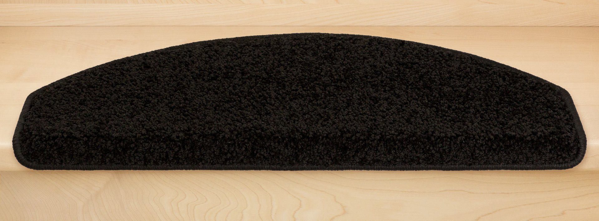 Metzker® Stufenmatte Stufenmatten Marseille Halbrund Schwarz 15 Stück, halbrund, Höhe: 13 mm, 15 Stück im Set - Schwarz – Bild 3 von 5
