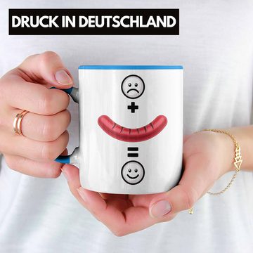 Trendation Tasse Wurst Tasse Geschenk für Griller Wurst :(Wurst) Lustige Gesche