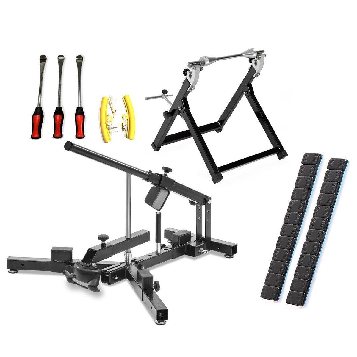 ConStands Motorradheber Auswuchtgewichte Klebegewichte für Motorradreifen 2 Stück 12x5g + Reif