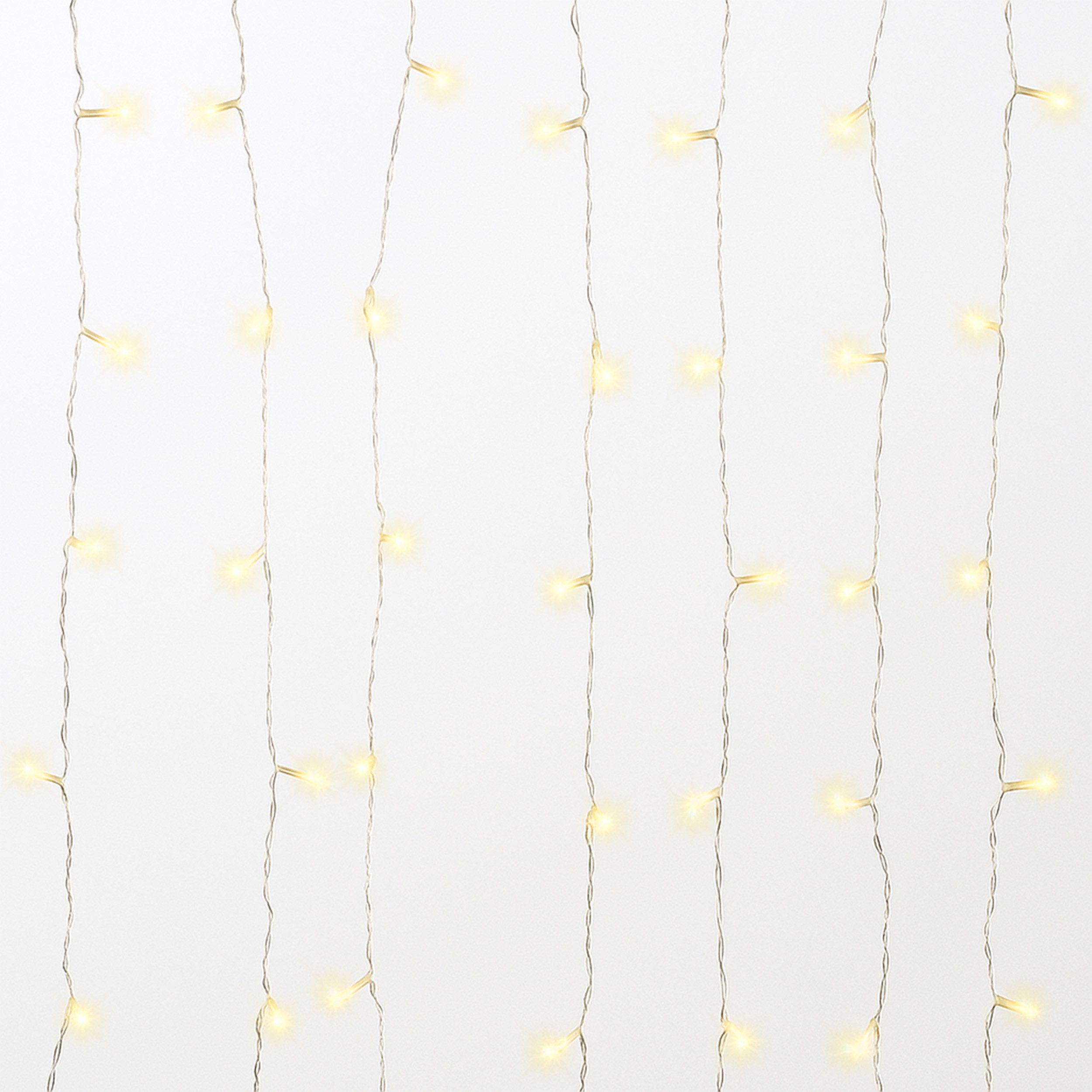 Gartenpirat LED-Lichtervorhang 3x3 m 300 LED warmweiß LED-Beleuchtung Weihnachtsdeko außen mit Timer