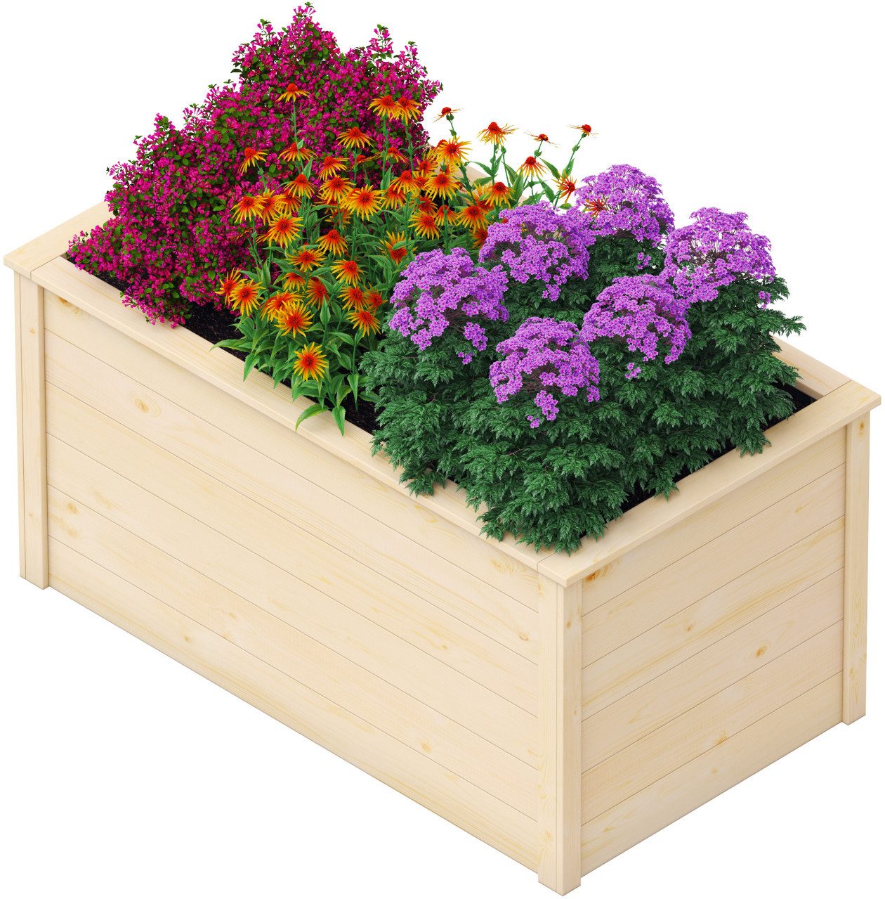 Upyard Hochbeet Upyard Hochbeet 133 x 72 x 70 cm natur mit