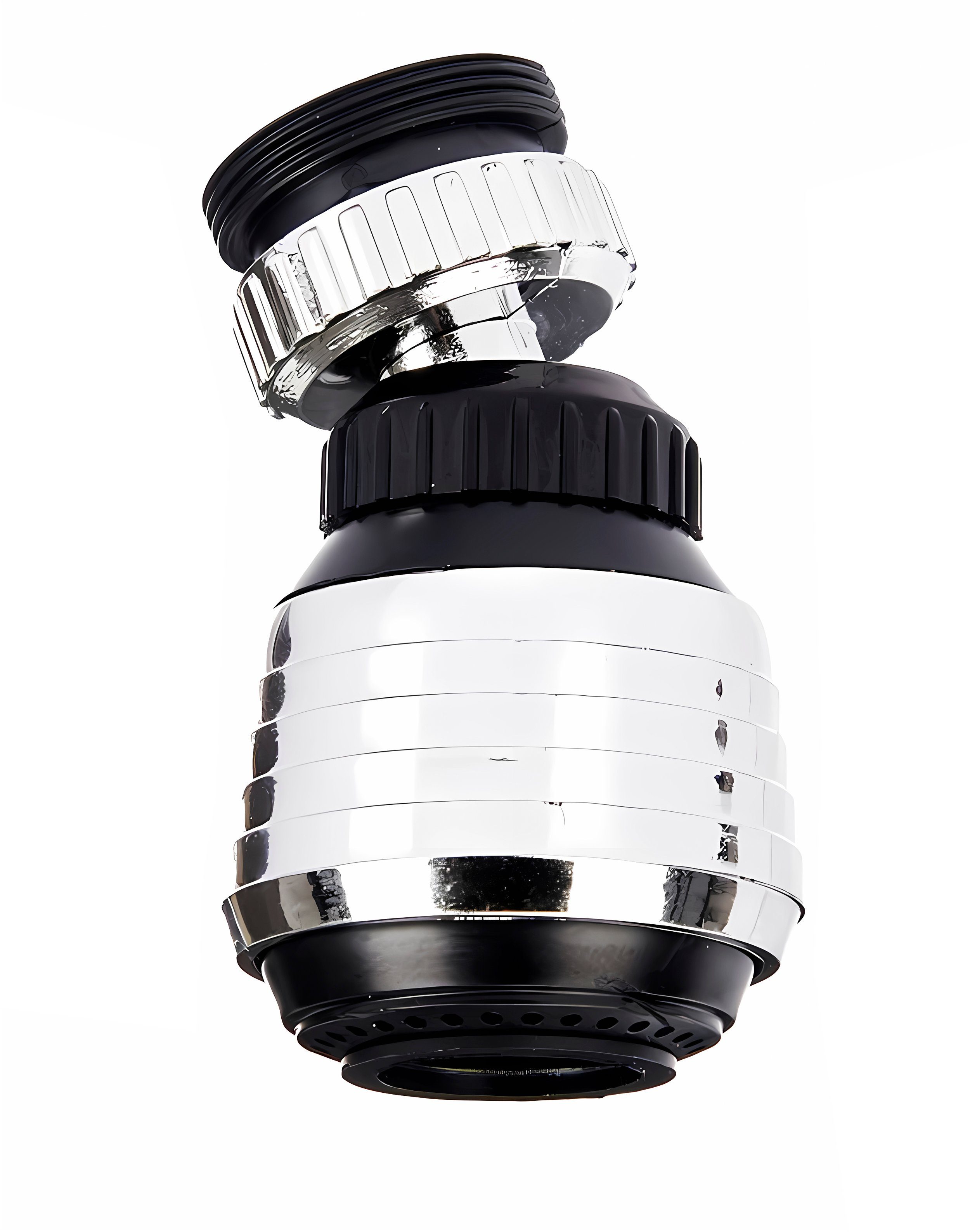 KINVARA Strahlregler BRAUSEKOPF 6cm mit 3 Funktionen Mischdüse Wasserhahnau günstig online kaufen