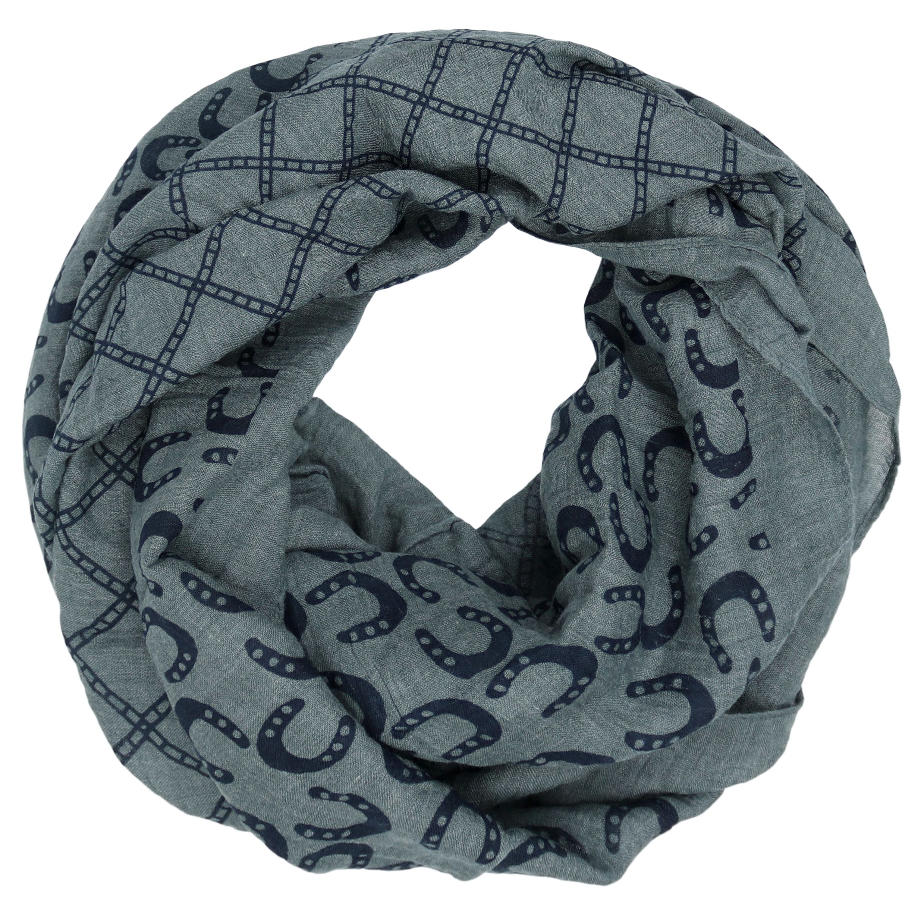 MIRROSI Loop Damen Schal Weich aus 50% Baumwolle 50% Viskose, (ca. 180x68cm günstig online kaufen