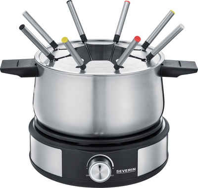 Severin Elektro-Fondue FO2471, 1,4 l, mit Crêpesfunktion