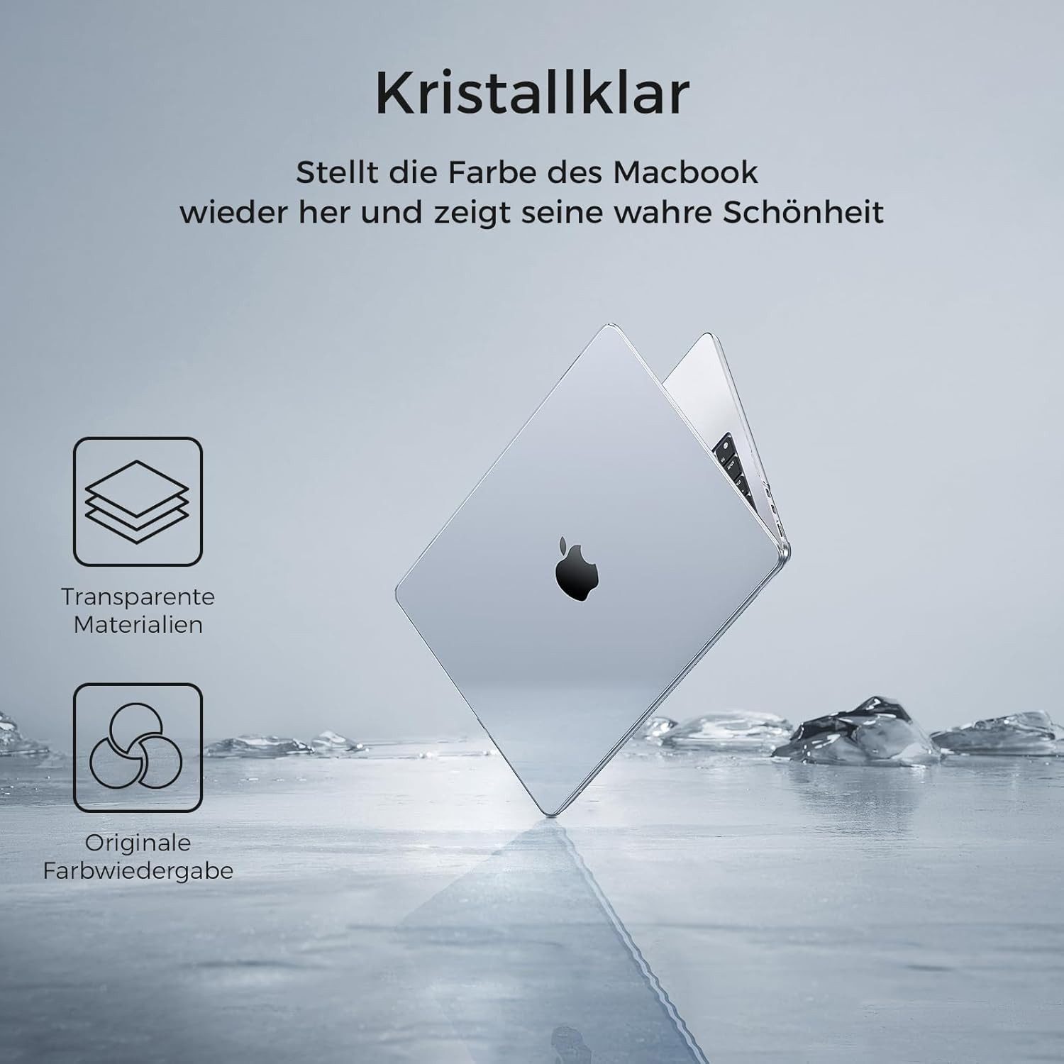 CLM-Tech Laptop-Hülle für 13,6 Zoll, MacBook Air 13,6 Zoll M5 M4 M3 M2 (2026-2022) A3449 A3240 A3113 A2681