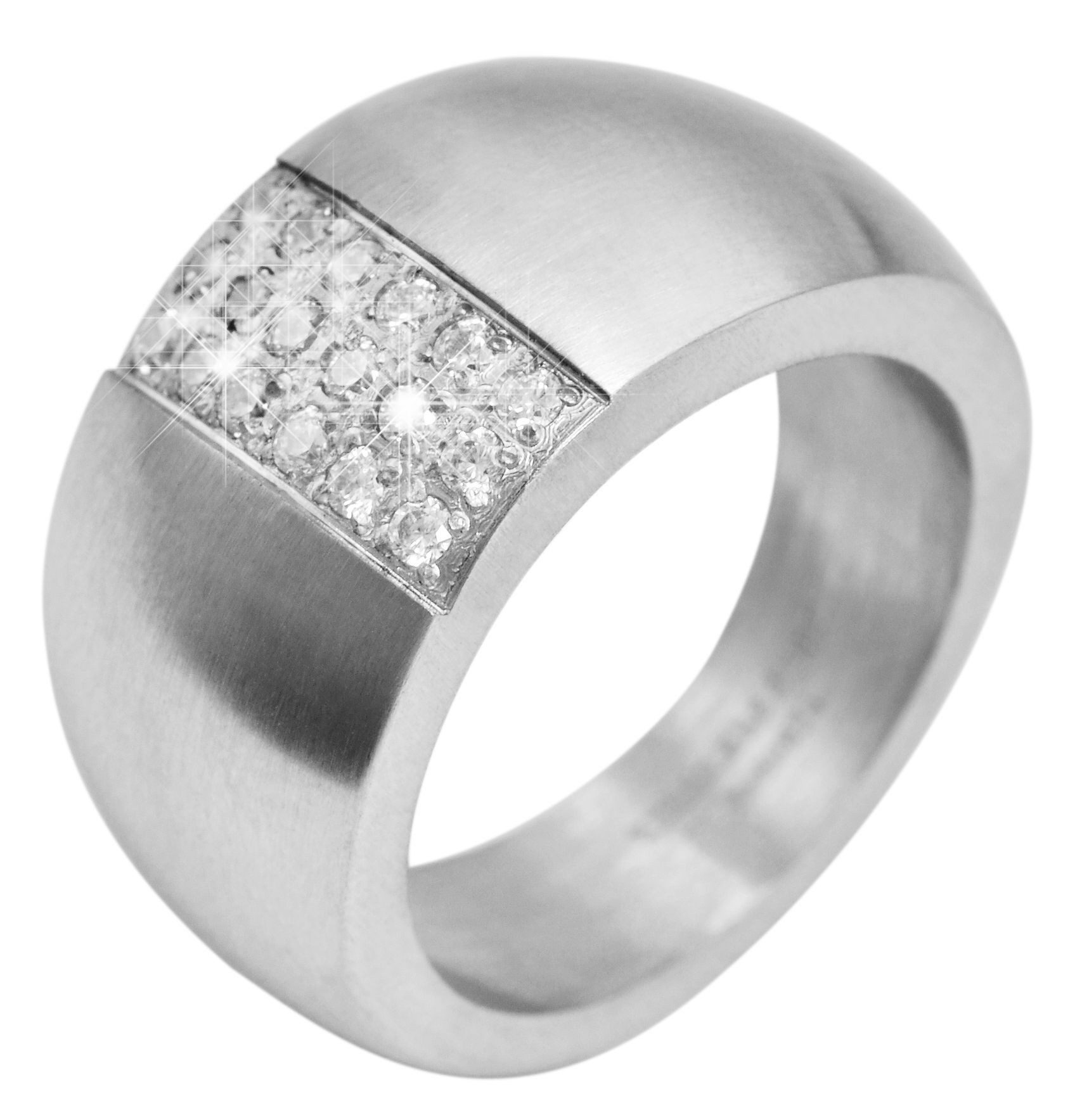 Adelia´s Fingerring Damen Ring aus Edelstahl, Perfekt als Geschenk für beso günstig online kaufen