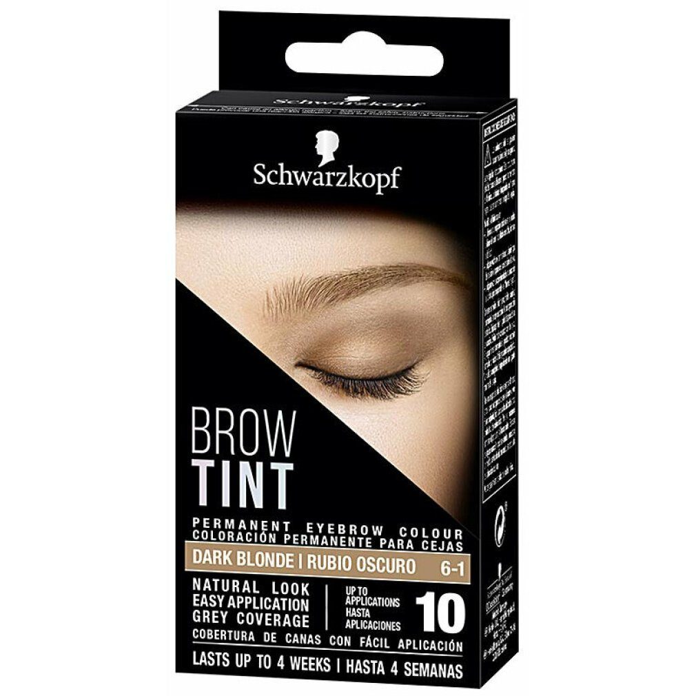 Blonde Schwarzkopf 4-1 Augenbrauen-Stift Dark Schwarzkopf Brow Tint