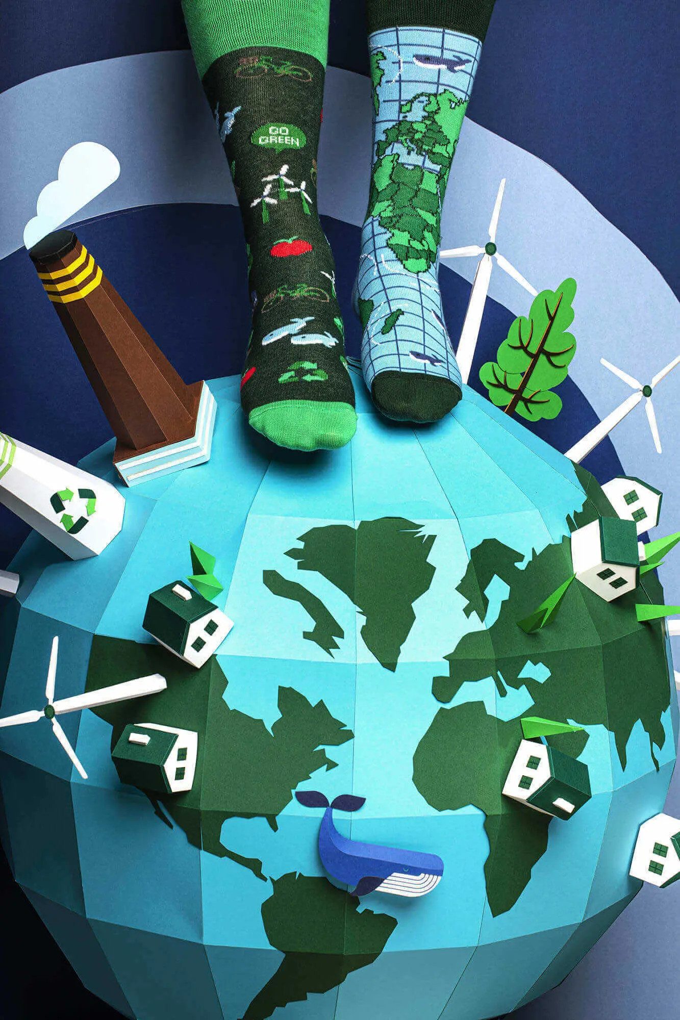 Many Mornings Sneakersocken Many Mornings Sneaker Save the Planet (1 Paar, günstig online kaufen