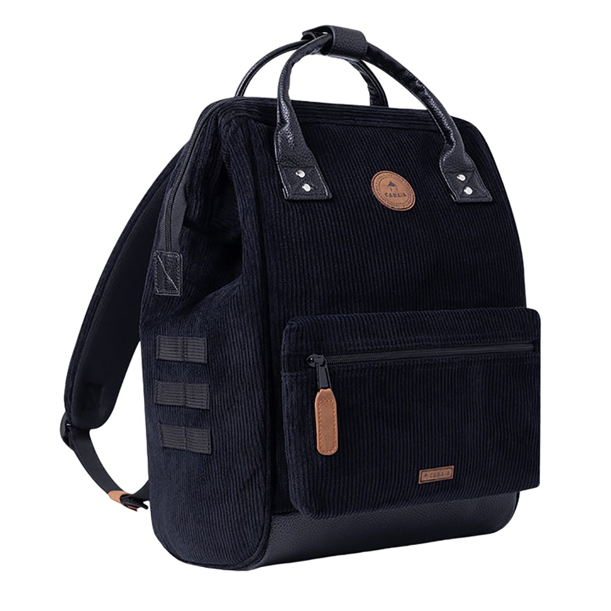 CABAIA Rucksack Adventurer Medium Brighton (Set, 3-tlg., inkl. 2 auswechselbaren Vordertaschen), Tagesrucksack mit austauschbaren Vordertaschen