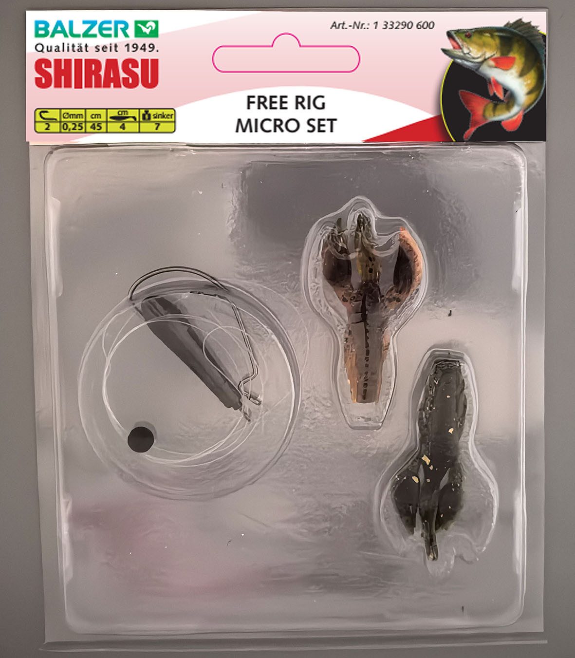 Dropshot-Haken Ready to Fish Free Rig Micro 4cm 7g