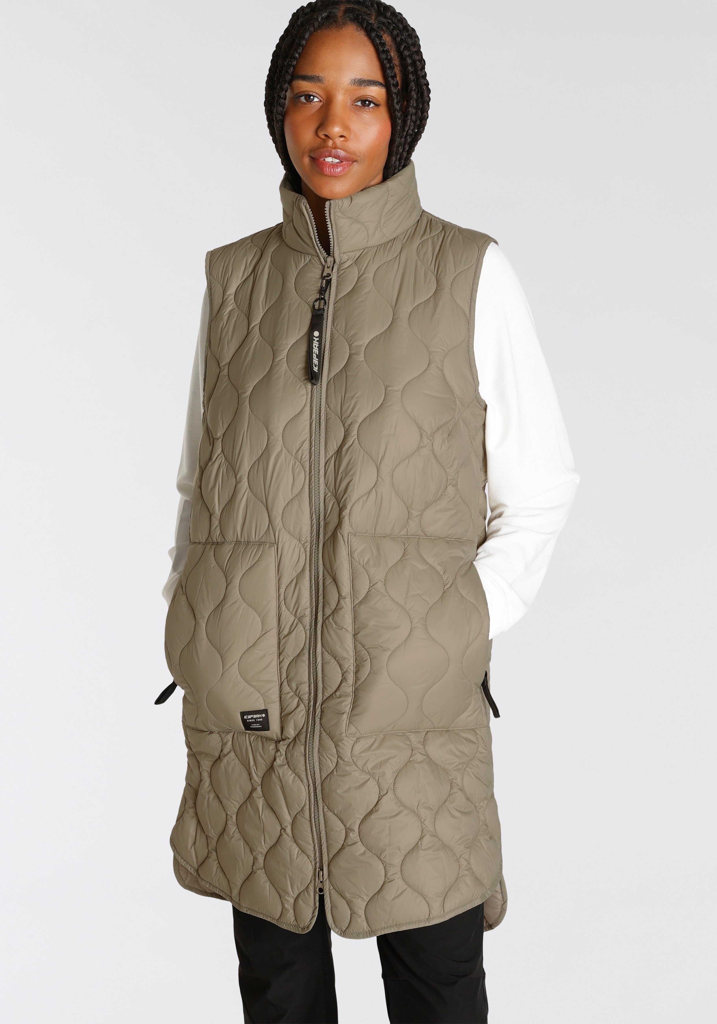 Funktionsweste KHAKI Icepeak AALEAN ICEPEAK