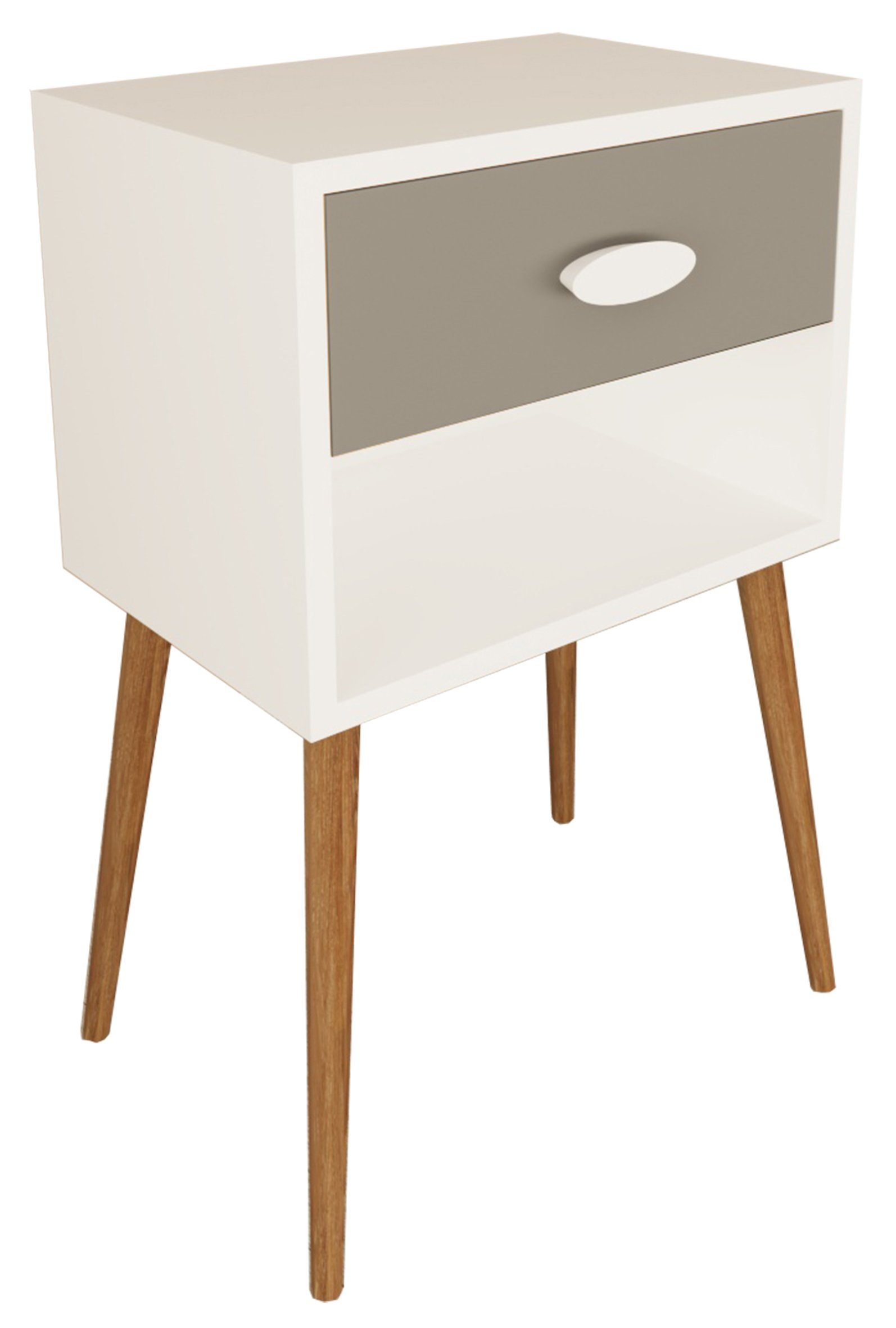 VCM Nachttisch Holz Nachttisch Beistelltisch Schublade Singol XL günstig online kaufen