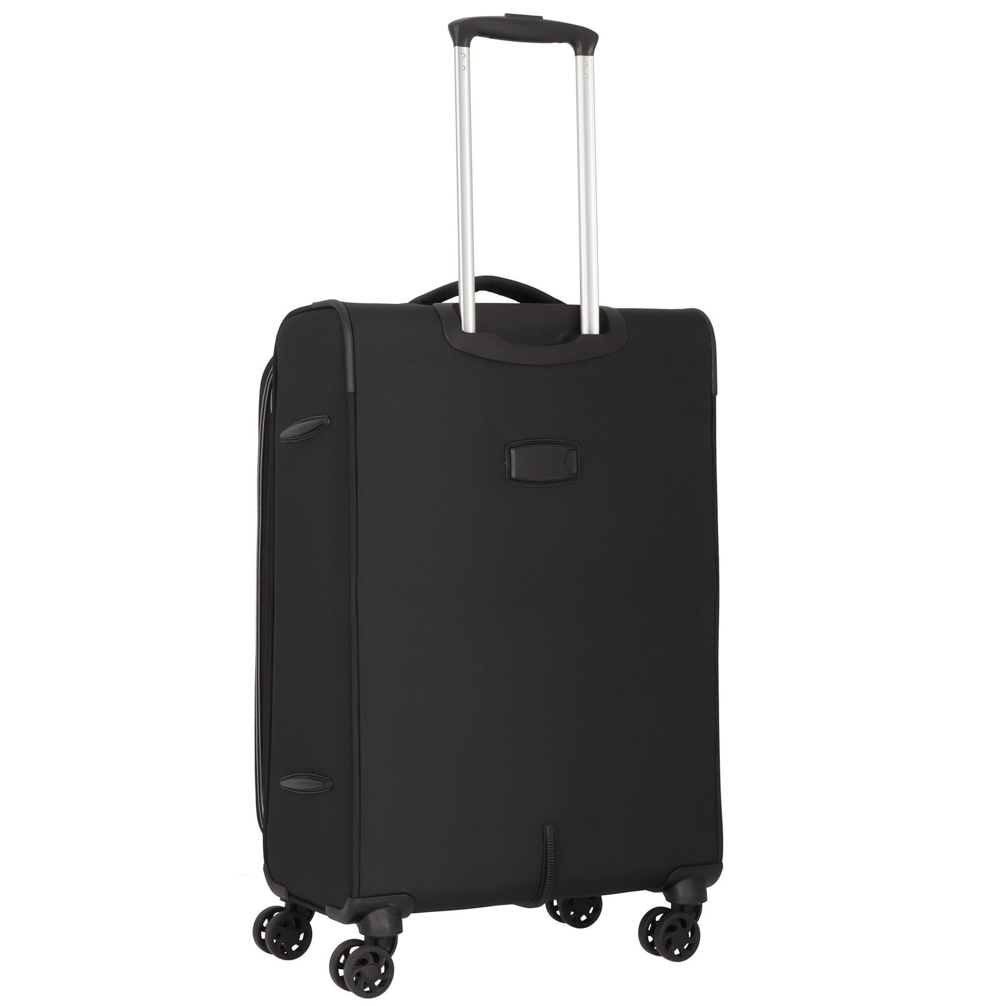 D&N Weichgepäck-Trolley Travel Line 9204, 4 Rollen, Polyester – Bild 4 von 5