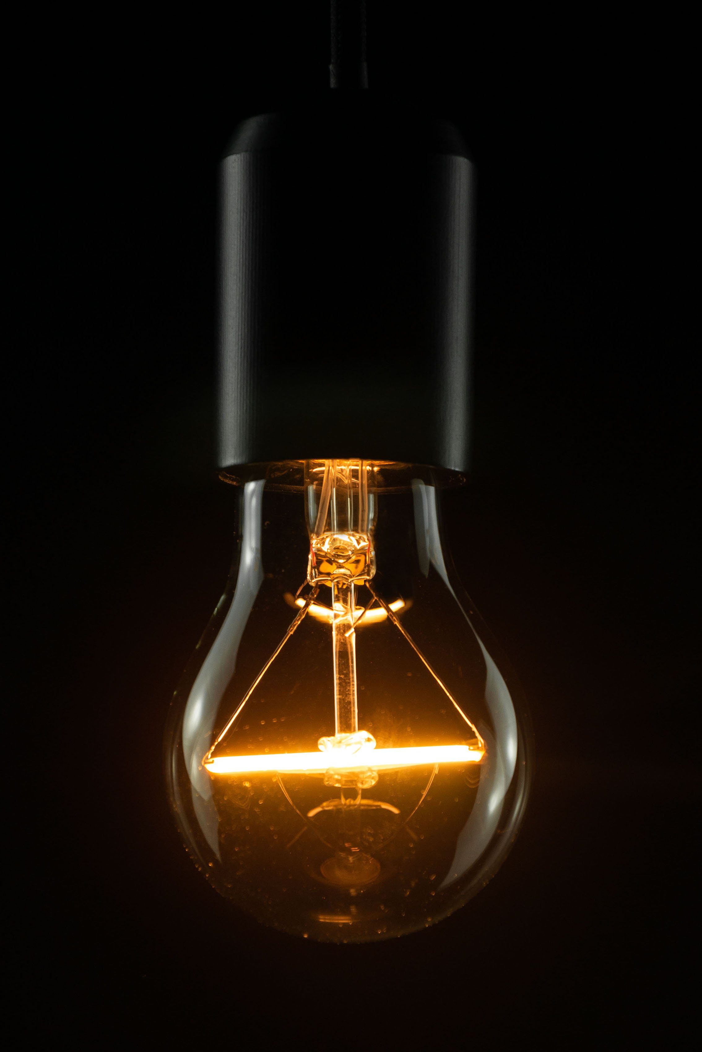 SEGULA LED-Leuchtmittel 1 Glühlampe A19 St., E27 Balance, E27, klar Line dimmbar, Warmweiß, Balance, Vintage 