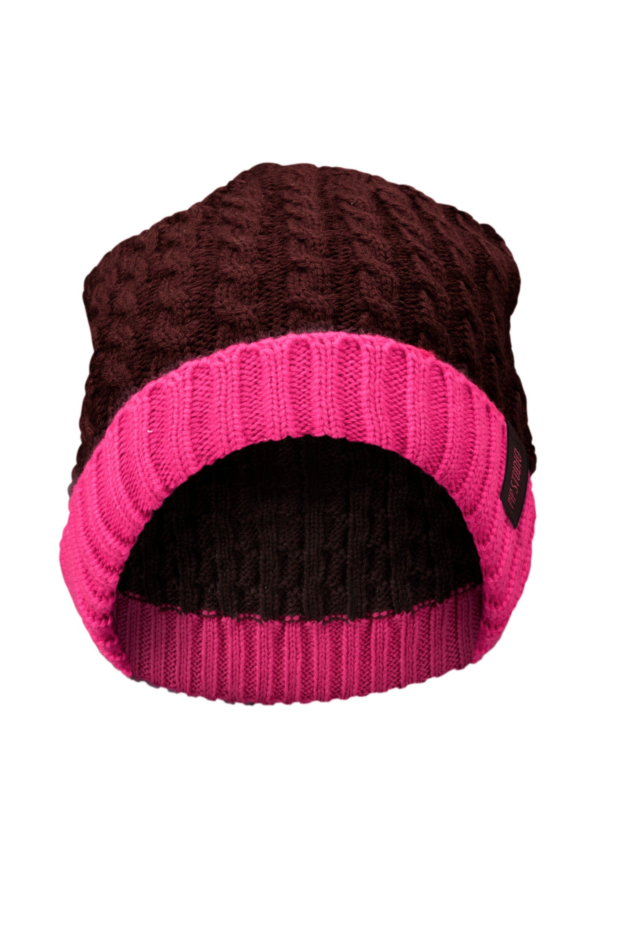 Beanie Violette Colorblock Beautycase