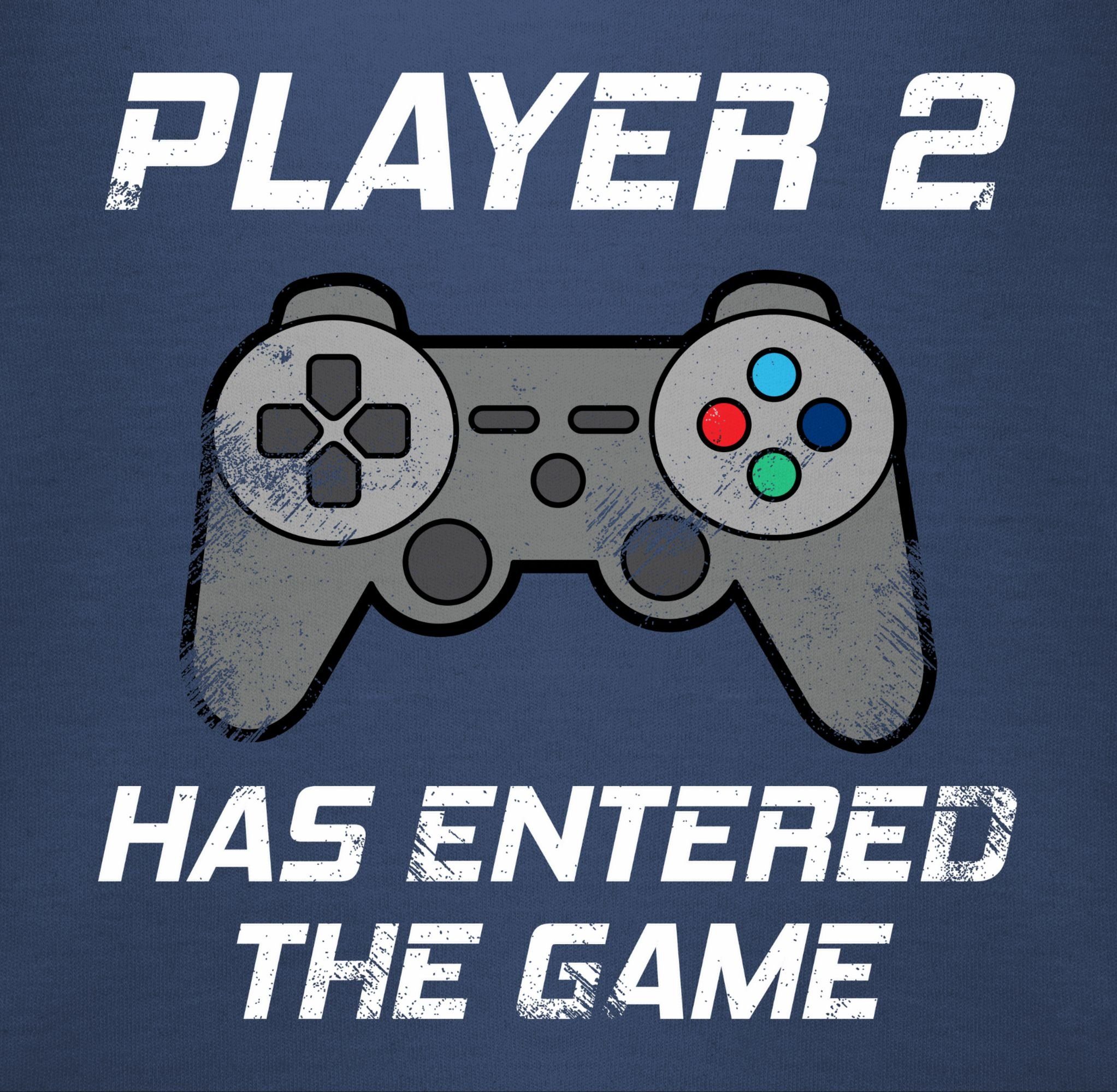 Blau Player grau the 2 entered Familie Shirtracer Navy Baby Shirtbody 2 has game Partner-Look Controller