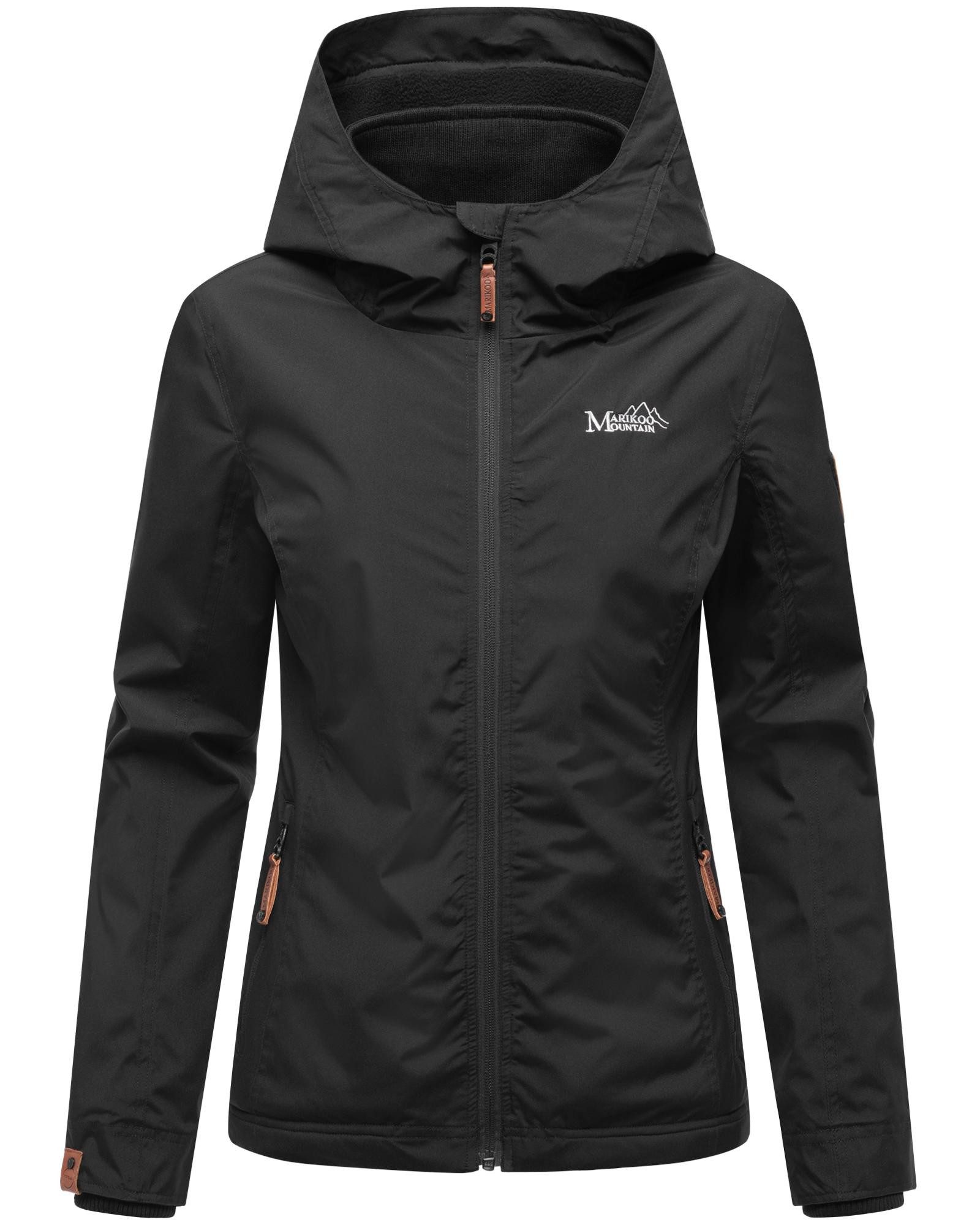 Marikoo Outdoorjacke Erdbeere sportliche Funktionsjacke mit Kapuze