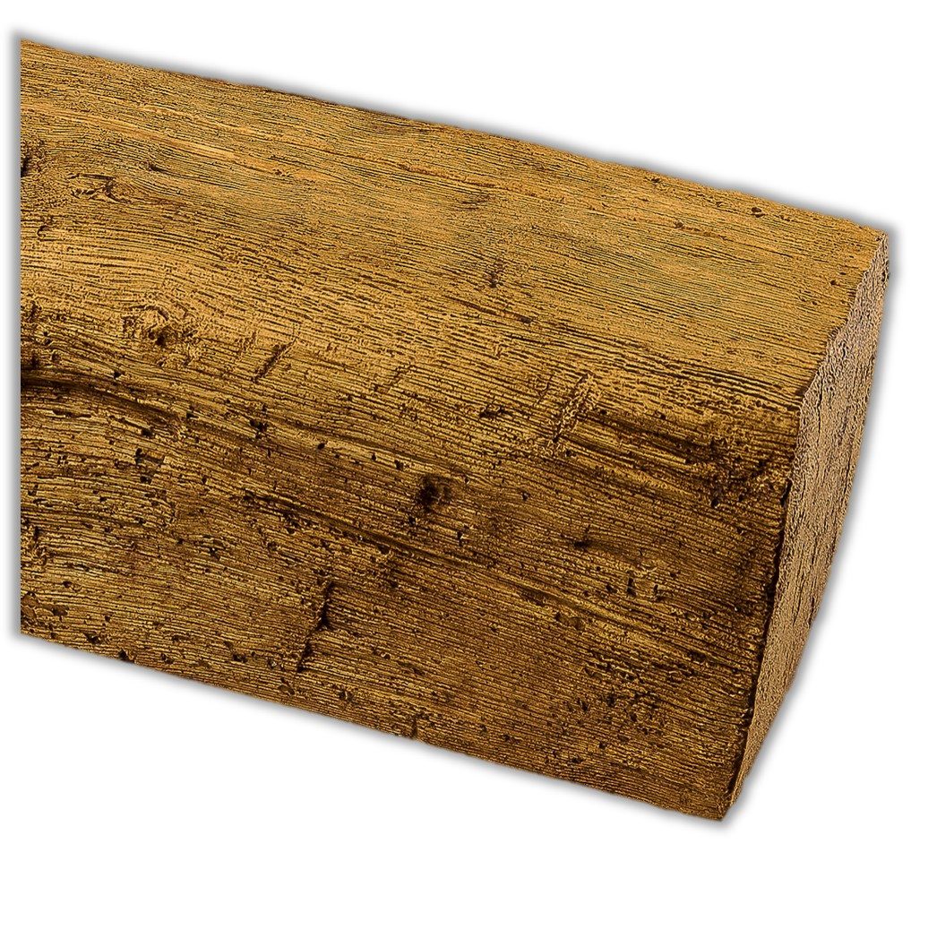 Homestar Deckenleiste Deckenbalken Holzimitat Eiche, 12 x 12 cm, Länge 3 m, günstig online kaufen