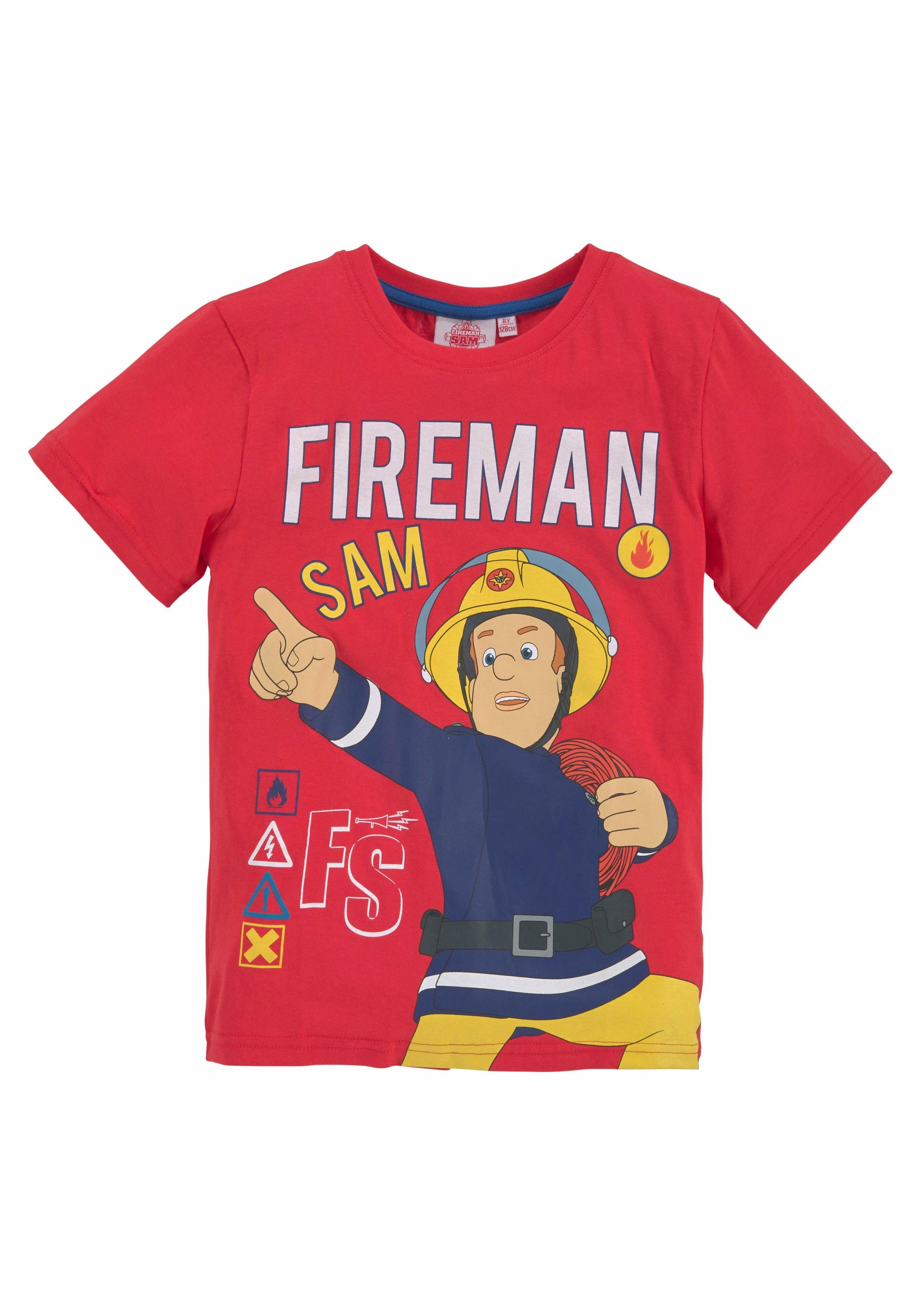 Feuerwehrmann Sam T-Shirt »FIREMAN SAM« Druck | OTTO