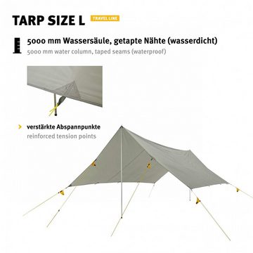 Wechsel Tents Tarp-Zelt »Tarp L - Travel Line - Universal Zeltdach, 400 x 435 cm«