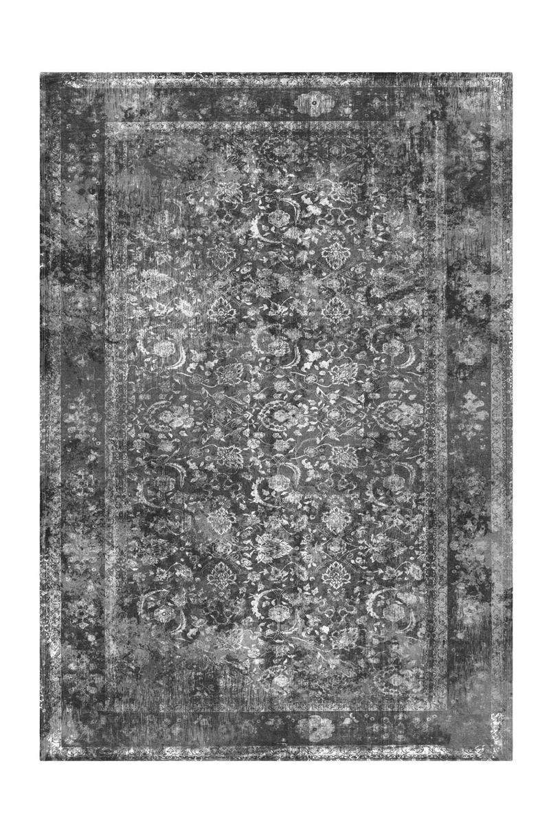 Qiyano Teppich Kurzflorteppich Hikina 400 Anthrazit günstig online kaufen