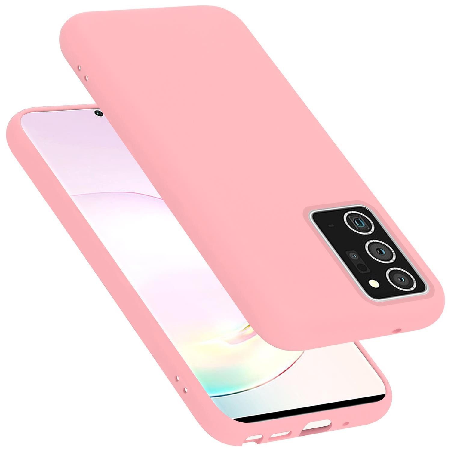 Cadorabo Handyhülle für Samsung Galaxy NOTE 20 PLUS Hülle Samsung Galaxy NOTE 20 PLUS, Flexible Hülle TPU Silikon Schutzhülle Back Cover Case
