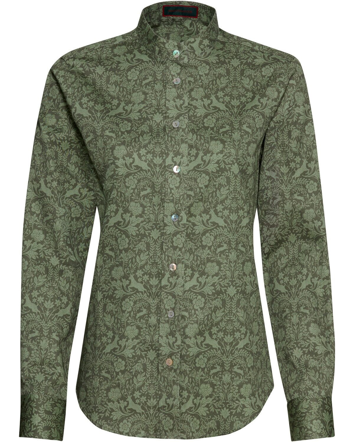 Reitmayer Trachtenbluse Stehkragenbluse mit Naturmotiven