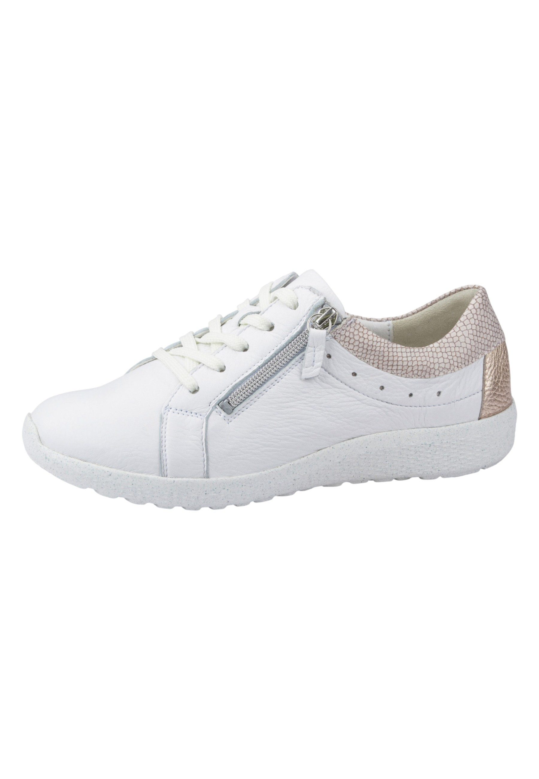 Waldläufer 634002-312 762 Weiss-Rosegold Sneaker
