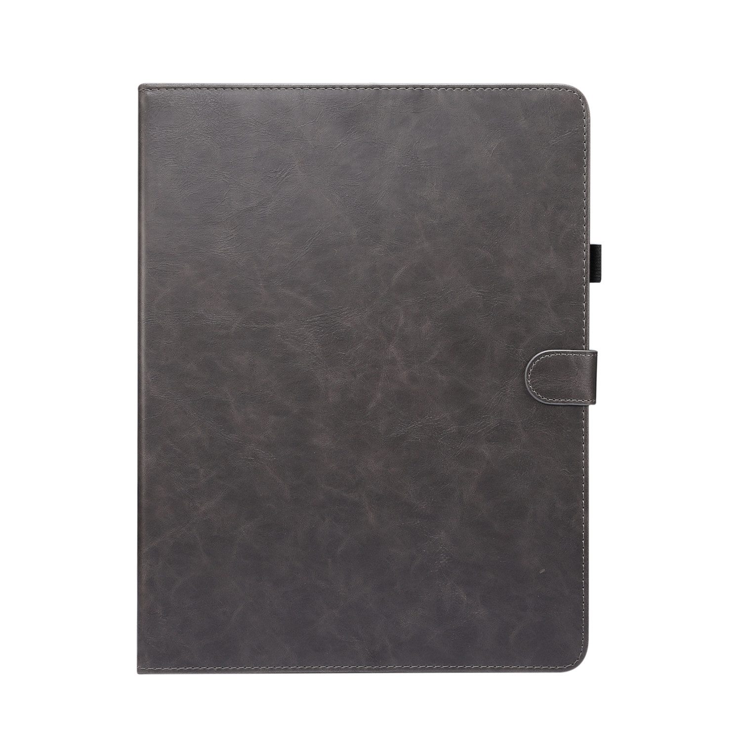 FroShop Tablet-Hülle Schutzhülle für Apple iPad Pro 12.9" 5. und 6. Generation 2022 2021 Wake Up / Sleep Stifthalter an der Seite, Kunstleder Smart Case Etui Cover Tasche - Farbe ANTHRAZIT