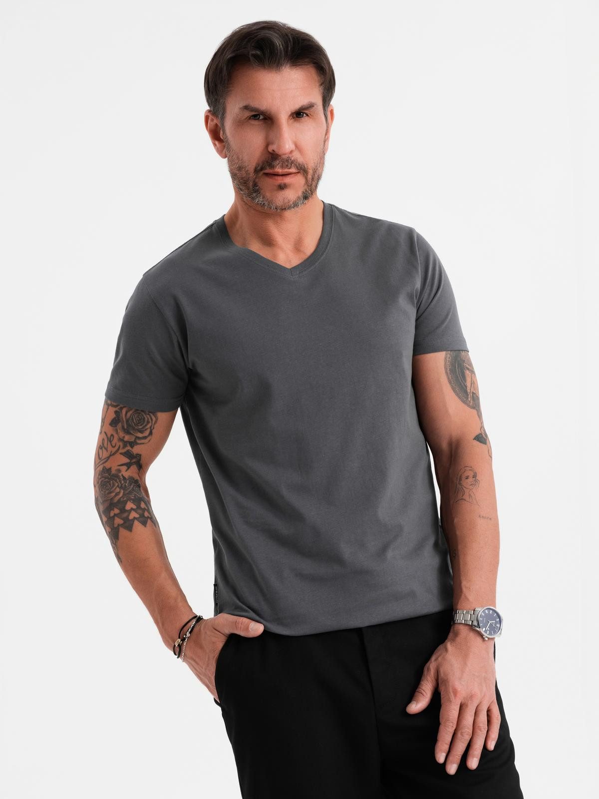 OMBRE T-Shirt BASIC Herren T-Shirt aus günstig online kaufen
