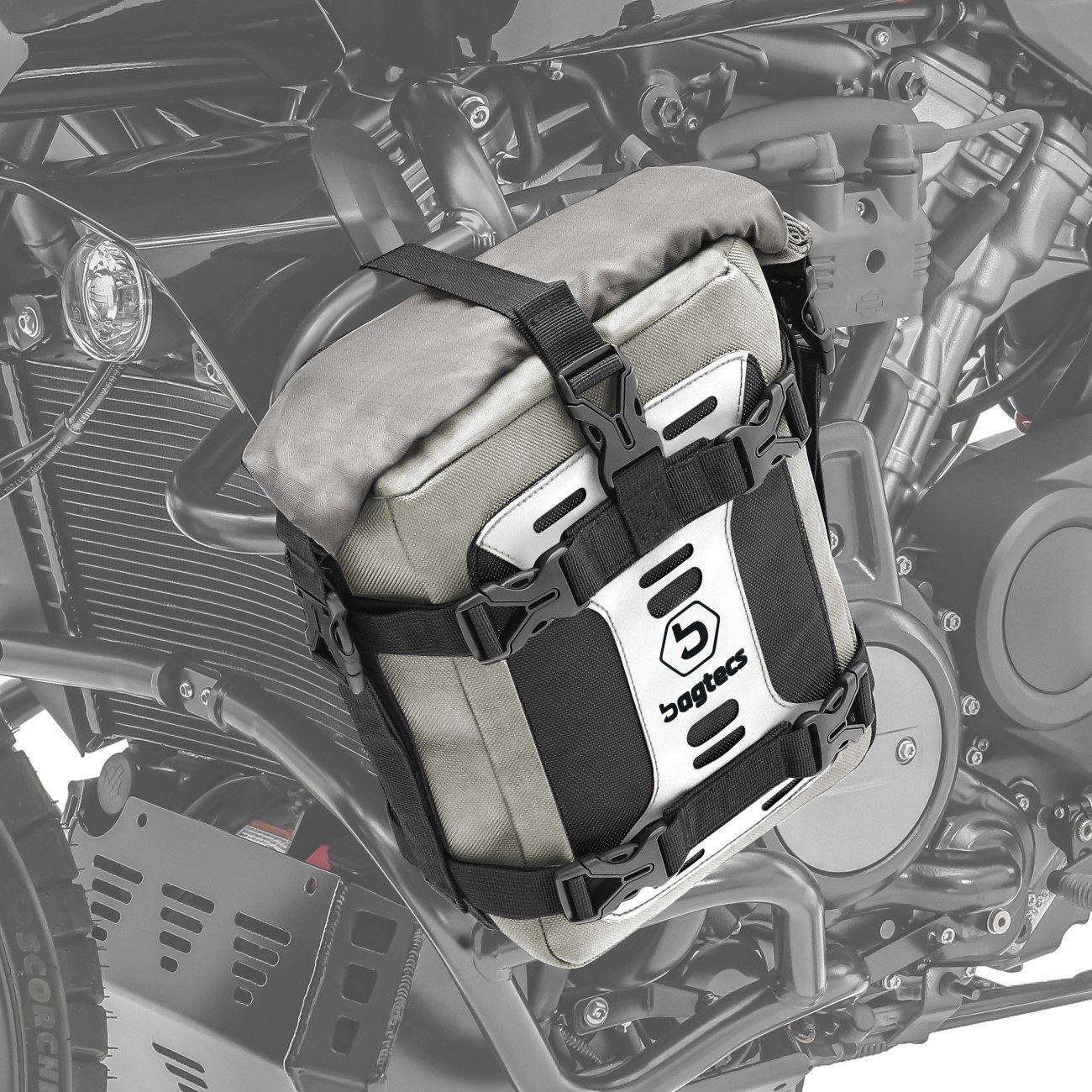Bagtecs Rahmentasche Sturzbügeltasche für BMW R 1200 GS / Adventure S3G 6L
