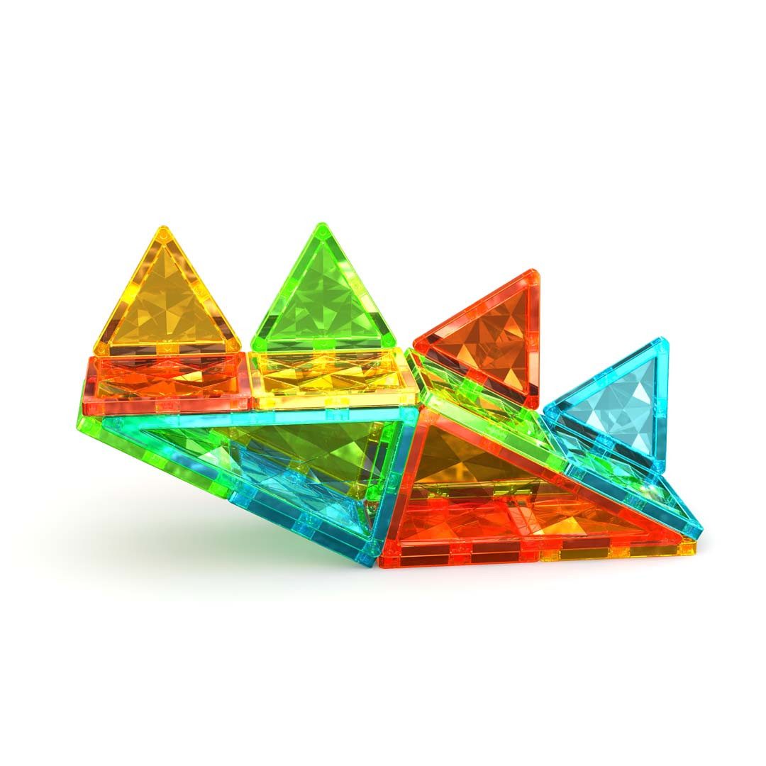 Geomag™ Magnetic Tiles Gems (4100) Magnetspielbausteine, (16 St) – Bild 5 von 5